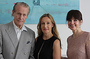 Kunstsammler Wolfgang Anselmino, Christine Hartmann und Dr. Sonja Lechner ©Fotos:  Mario Hauk